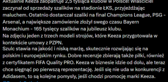 Roman Kołtoń pokazał przykładową KOSZULKĘ od Keezy dla reprezentacji Polski!